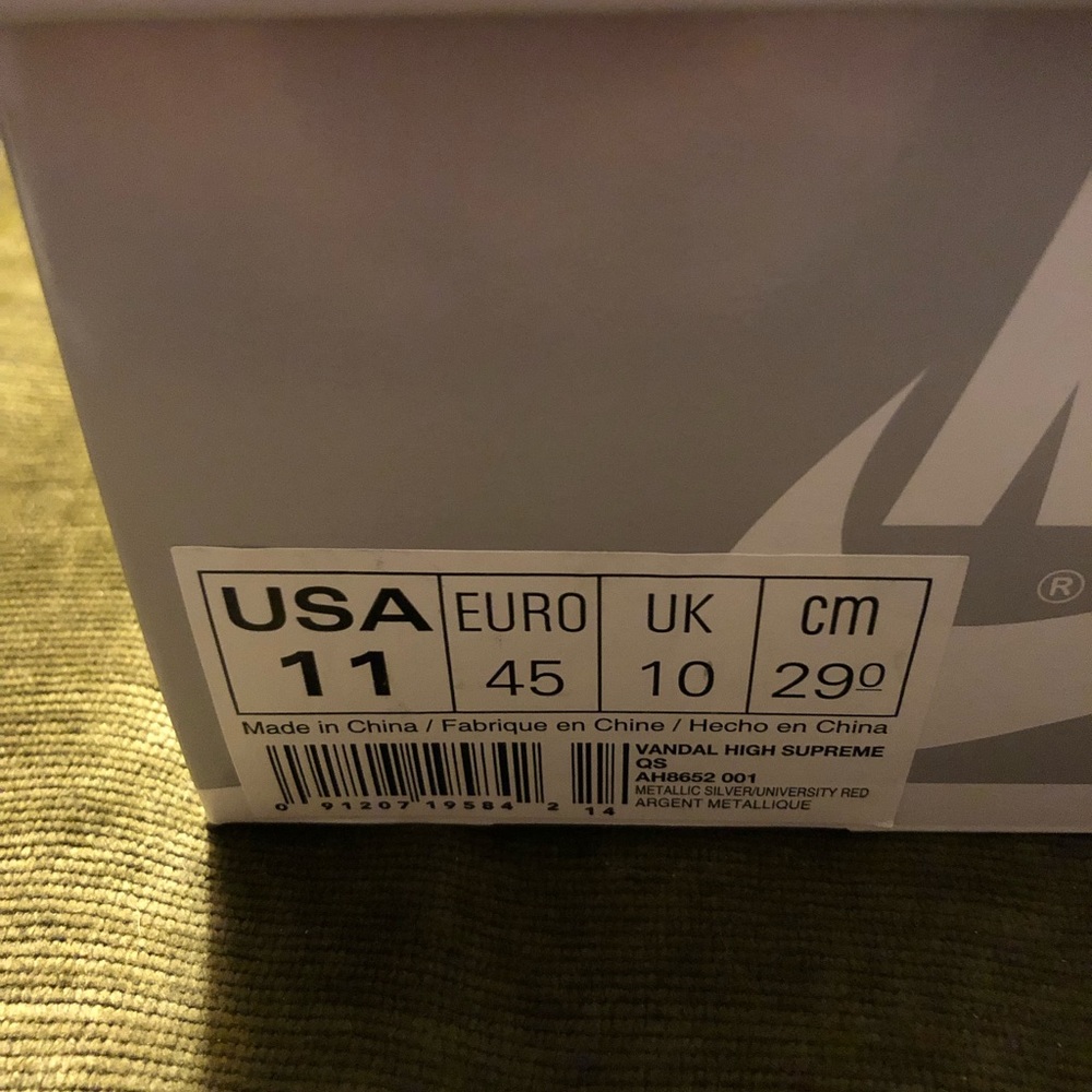 NIKE VANDEL HIGH SUPREME QS ‘OG’